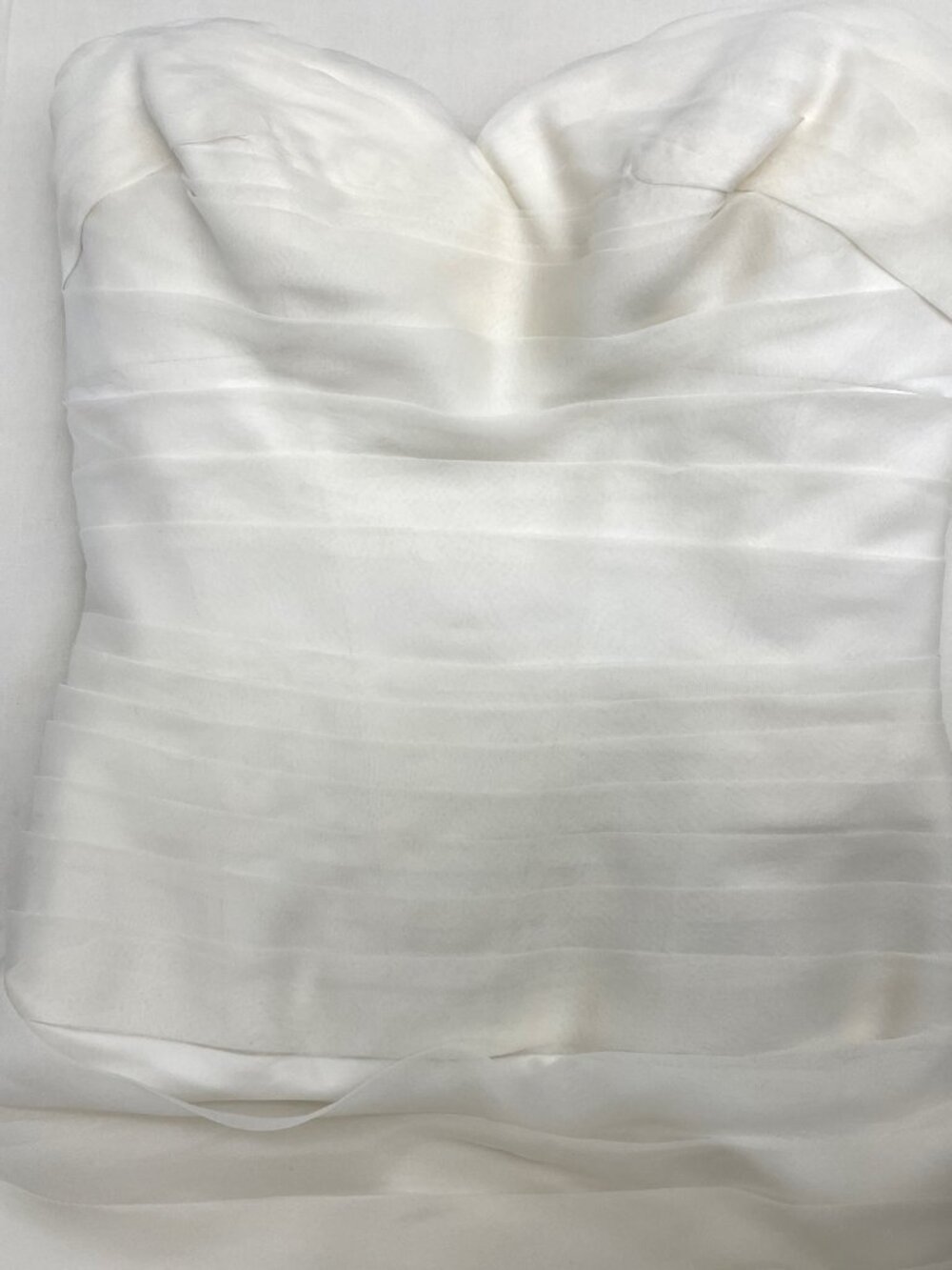 Pnina Tornai Style #4171 Kleinfeld Organza Pleated Mermaid Dress - Picture 9 of 12